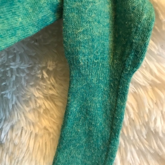 TCEC green button up cardigan sweater  medium - Picture 5 of 7